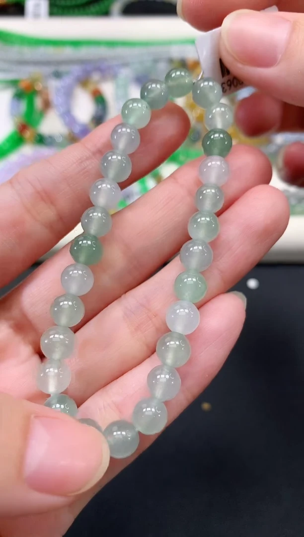 未镶嵌手串翡翠63|2800