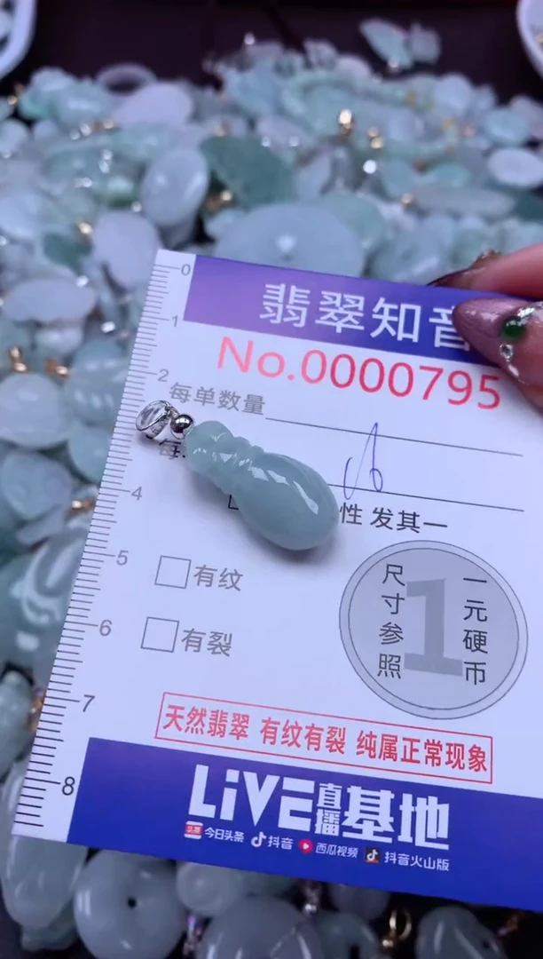 吊坠(不含链)未镶嵌翡翠795