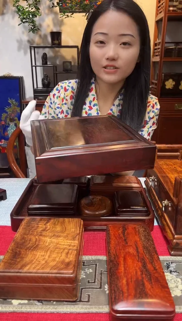 紫檀木类成套家具紫檀高级茶盒