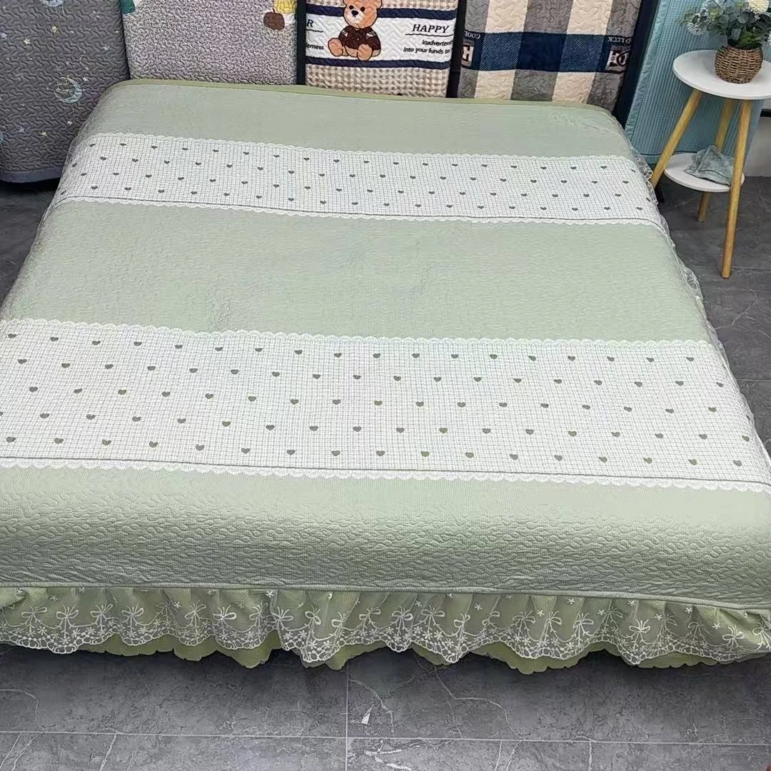 2.5*2.5《内径2*2.3米》 四季泡泡棉床盖《可可茶》