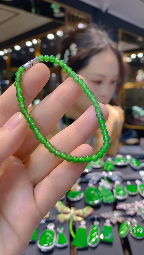 【闪购商品】翡翠手串未镶嵌085（多样性发货）