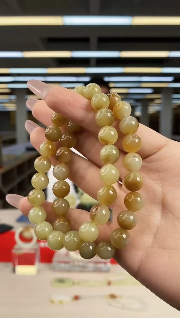 未镶嵌和田玉挂件闪购糖甘黄10mm多样性发发一件