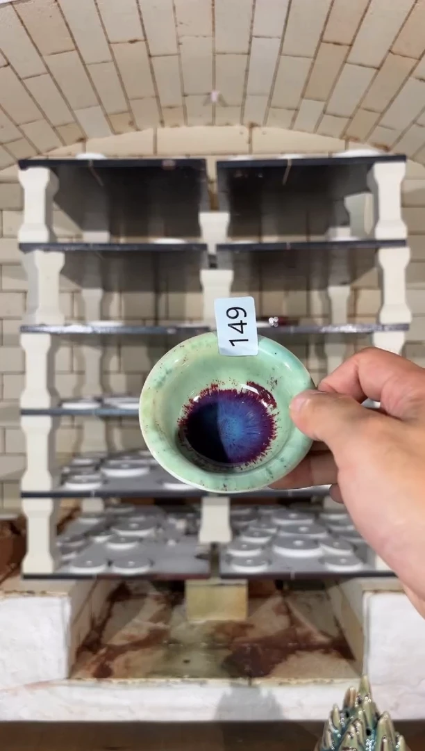 摆件精品窑变钧瓷茶器