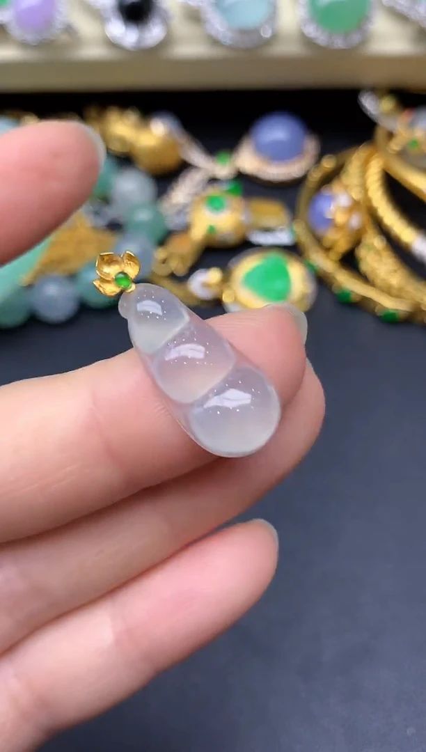 颈饰未镶嵌翡翠118-雪姐翡翠天天见