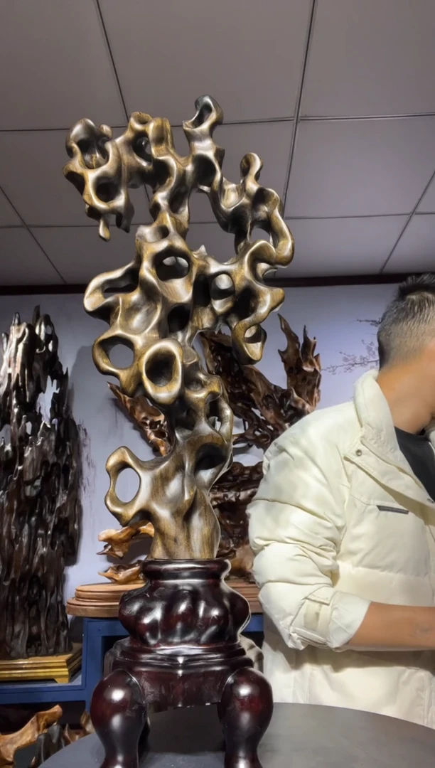 金丝楠木雕款有金丝楠木工艺品摆件