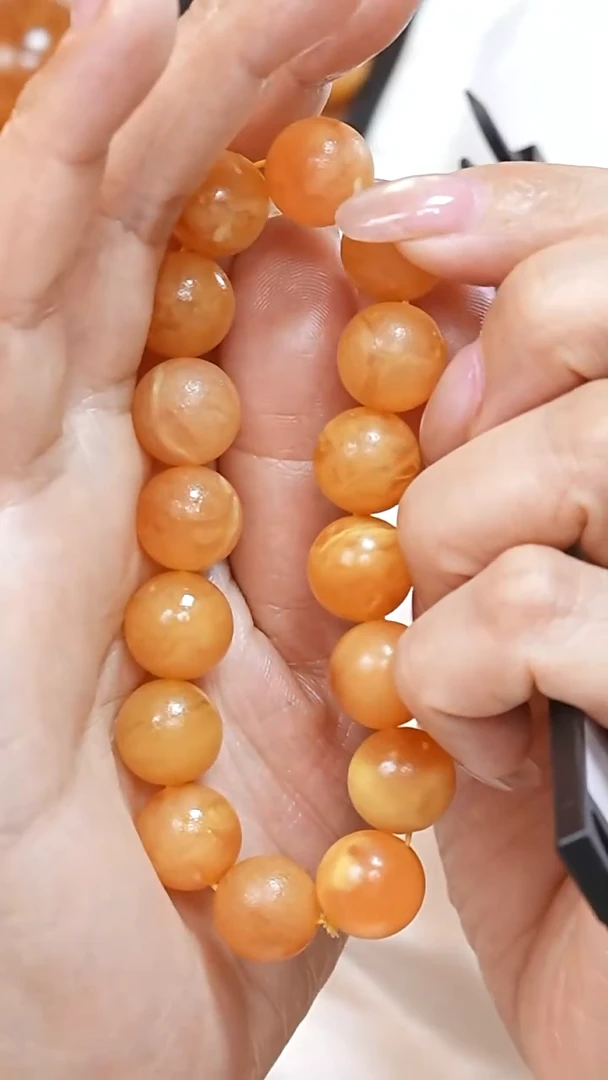 蜜蜡颈饰未镶嵌7352天然蜜蜡珠宝奇石云端妖孽全部保真