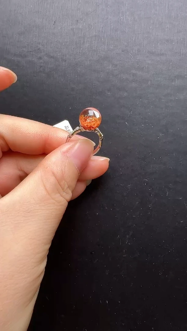 未镶嵌戒指水晶红幽灵戒指 JP55355