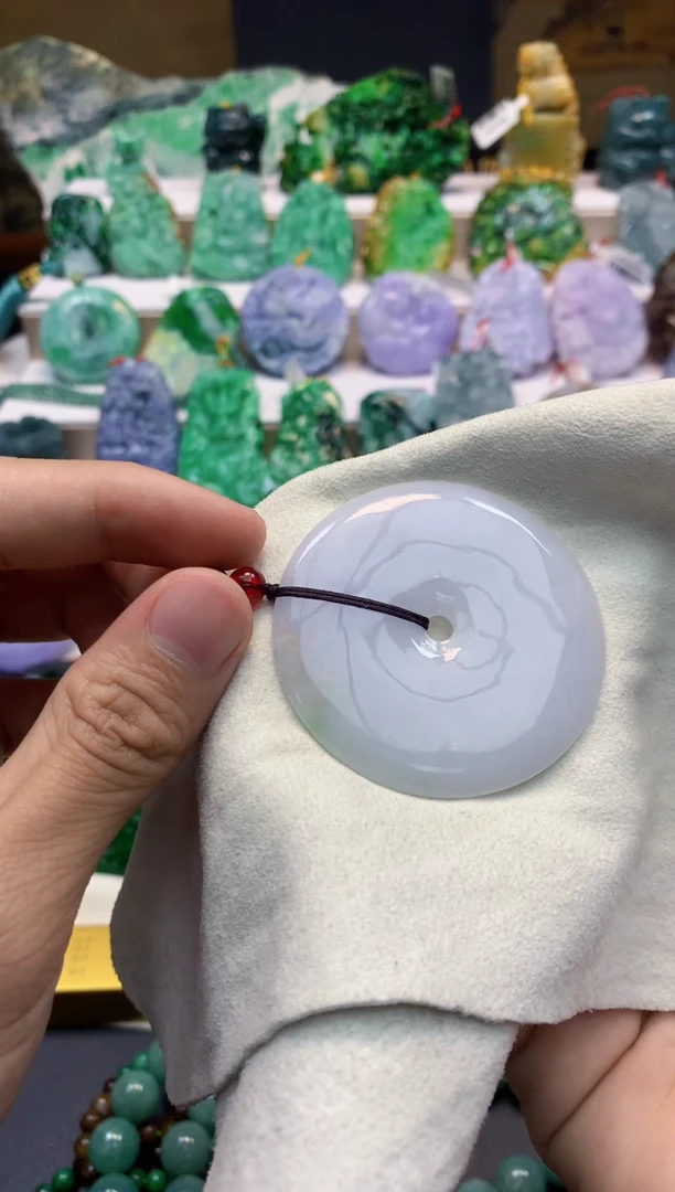 颈饰未镶嵌翡翠天然A货翡翠