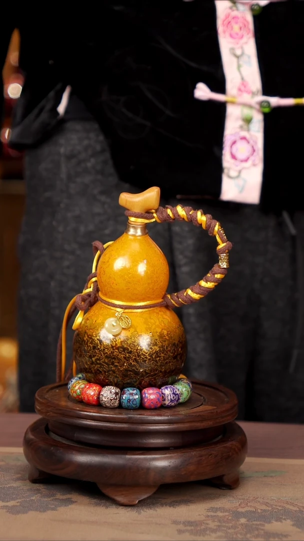 【闪购商品】50易林高端工艺大漆酒葫芦--248