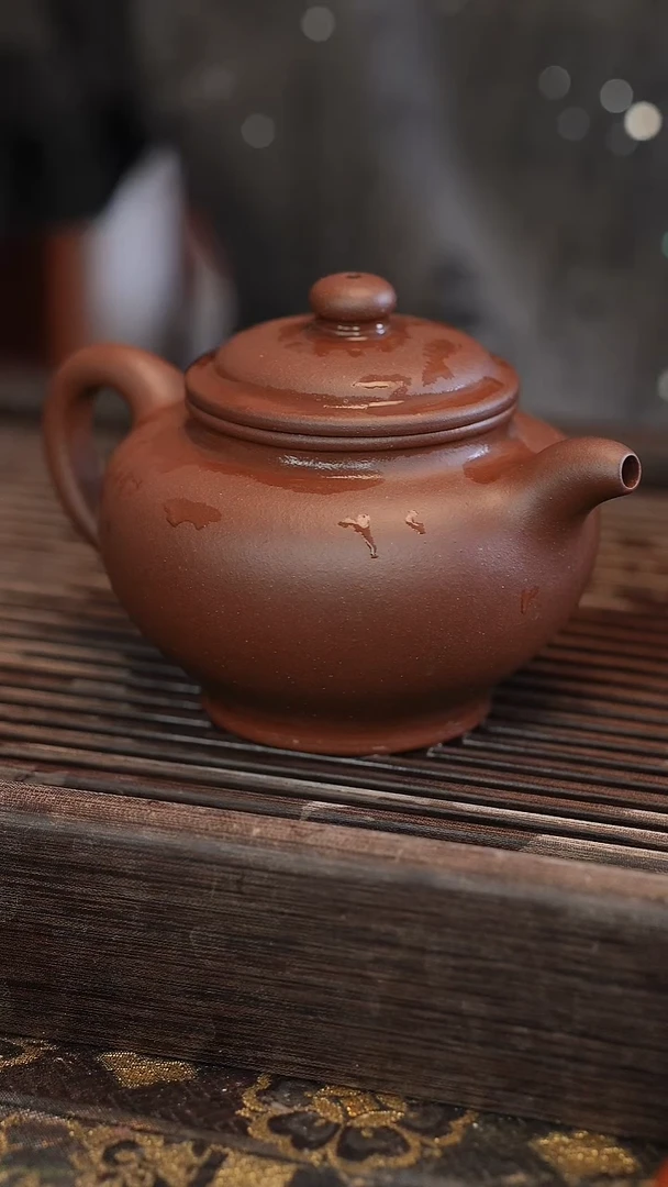 茶壶紫砂掇只 变色龙 半手工 350cc