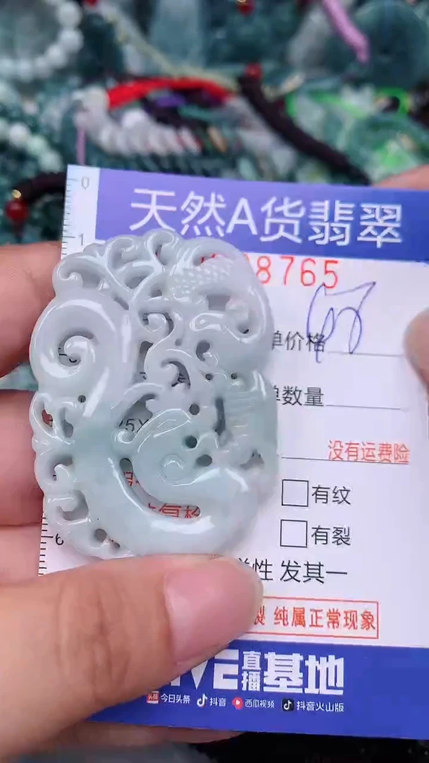 翡翠未镶嵌颈饰...0008765