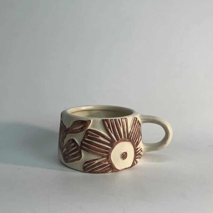 5月新030向日葵咖啡杯（红）