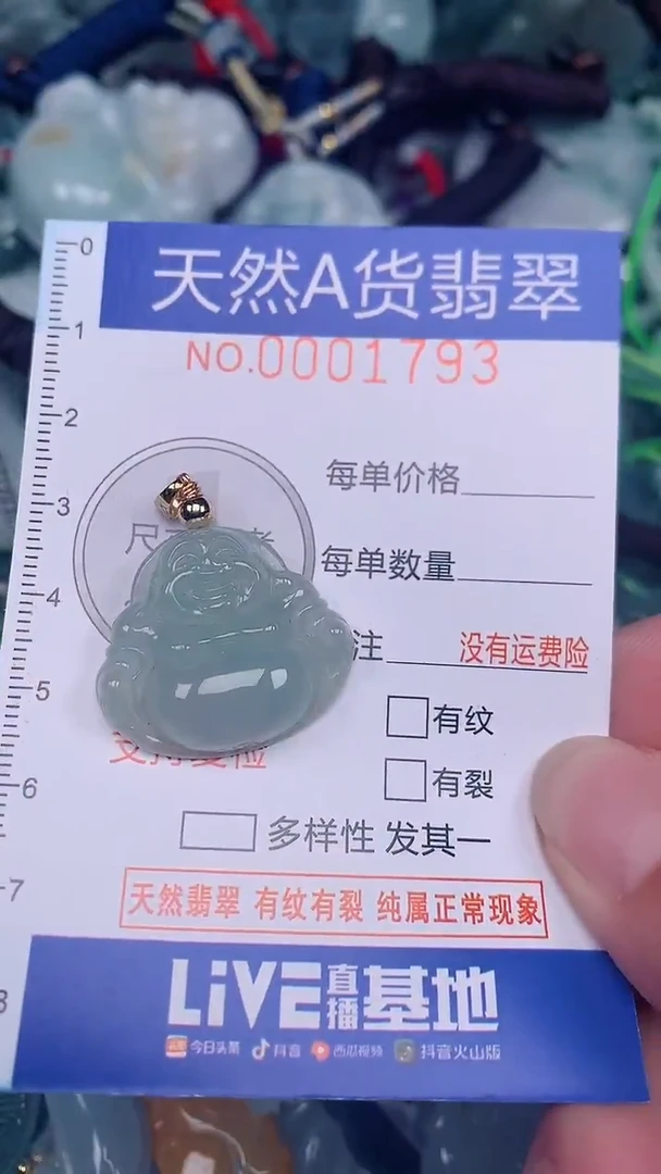 翡翠未镶嵌颈饰...0001793