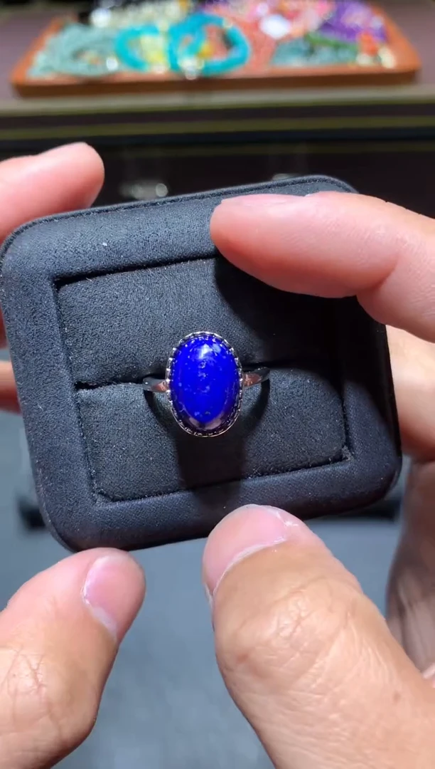 【闪购商品】青金石戒指未镶嵌T12【多样性发其一】