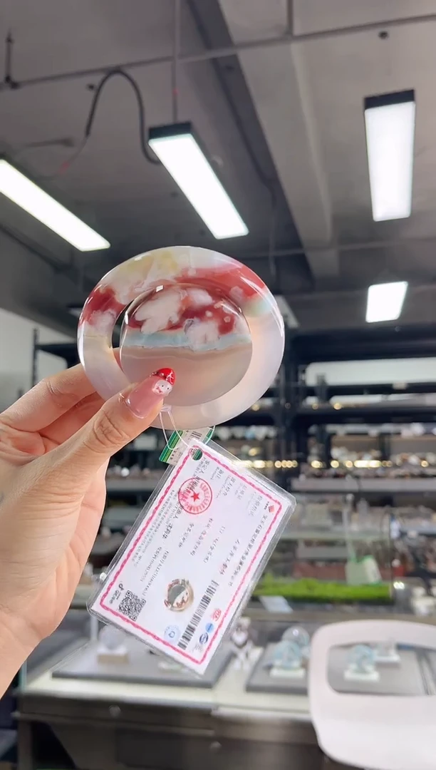 未镶嵌手镯石英质玉58圈口（赠品镯心）4s9172