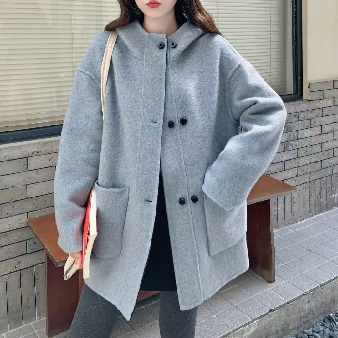 倩倩【211-220】 2025新款双面羊毛大衣气质外套时尚冬女士