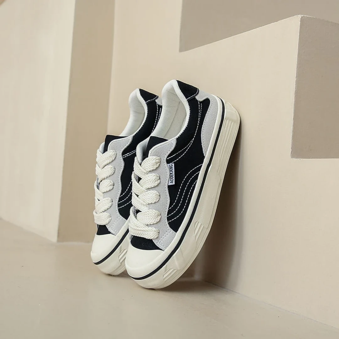 春夏新款女生学生休闲百搭帆布鞋板鞋8701