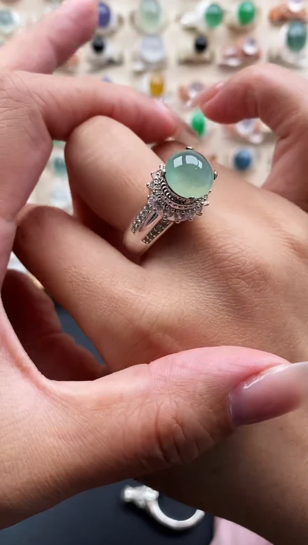 未镶嵌戒指翡翠缅甸天然A货翡翠22   1-2