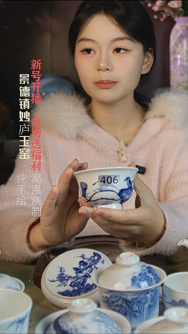 盘陶妙庐玉窑压手406