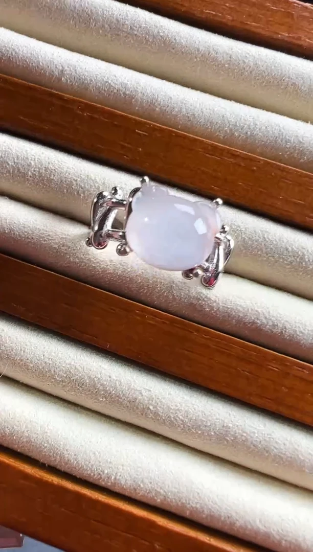 【闪购商品】水晶戒指银S925镶嵌发一（24）