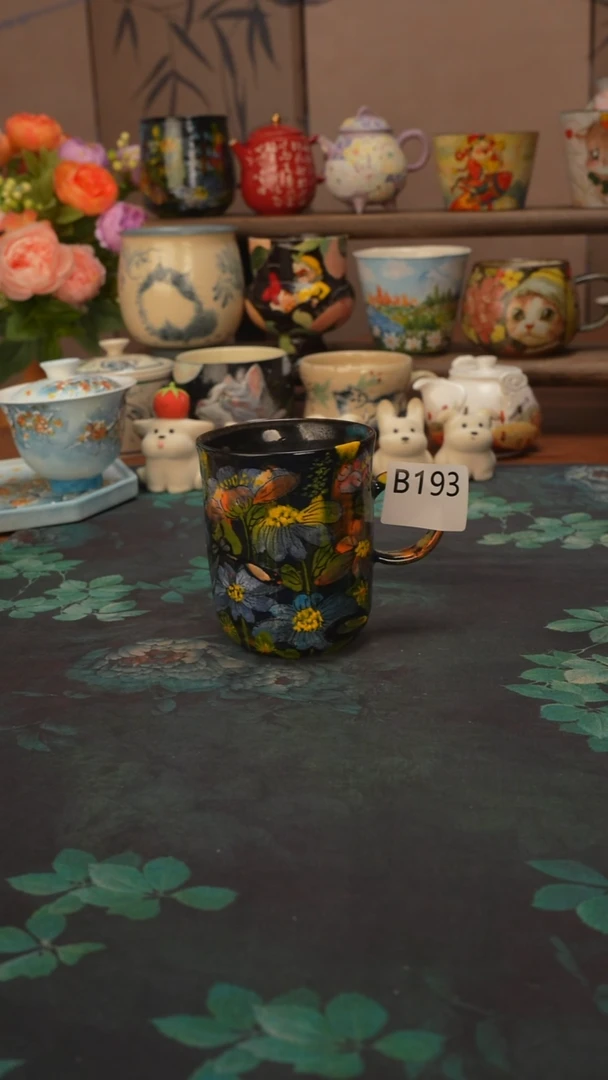 贰俩  莫奈的花园马克杯微瑕193