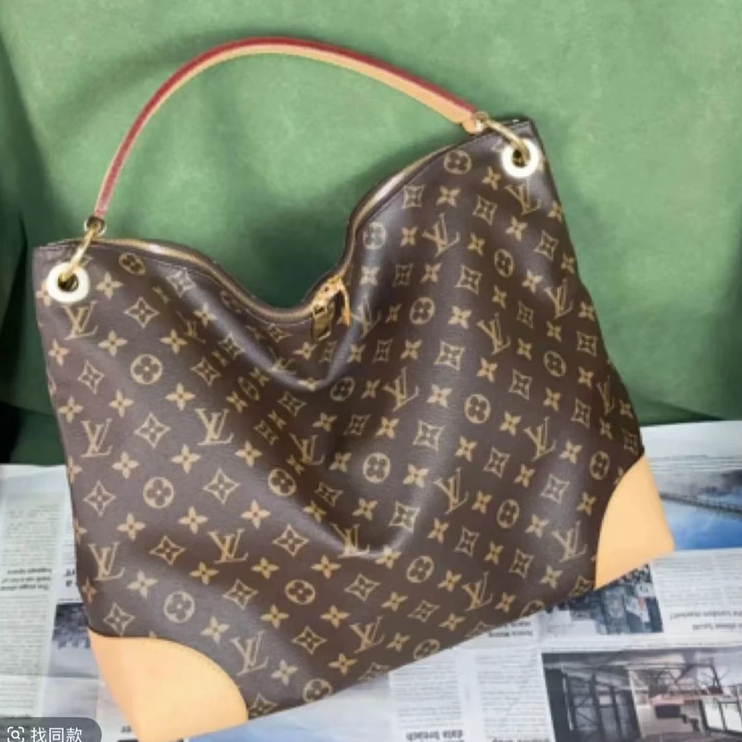 95新 LouisVuitton/路易威登 【安则专属】老花berri单肩包