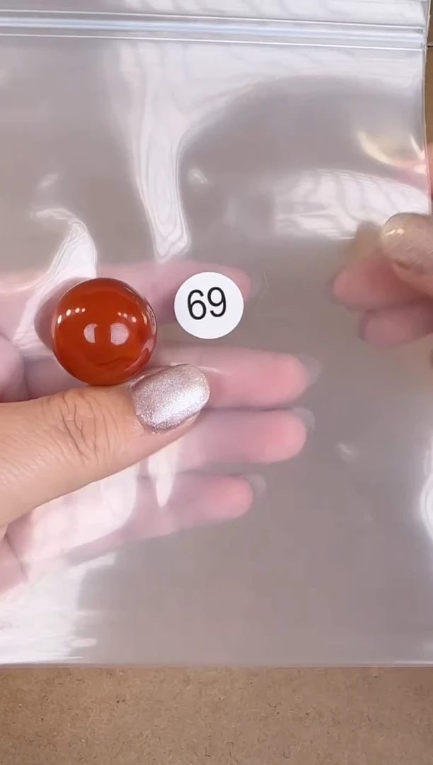 南红玛瑙未镶嵌珠宝半成品原矿无优化无裂单珠22+