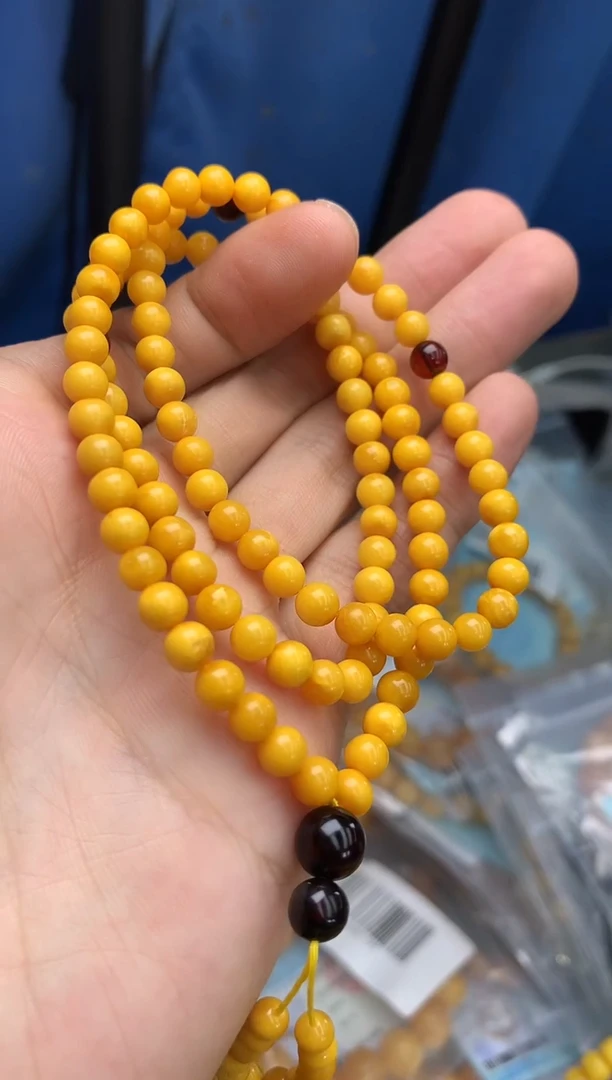 未镶嵌蜜蜡裸石链子
