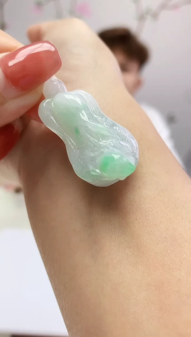 翡翠未镶嵌颈饰003xm-JJ白菜5