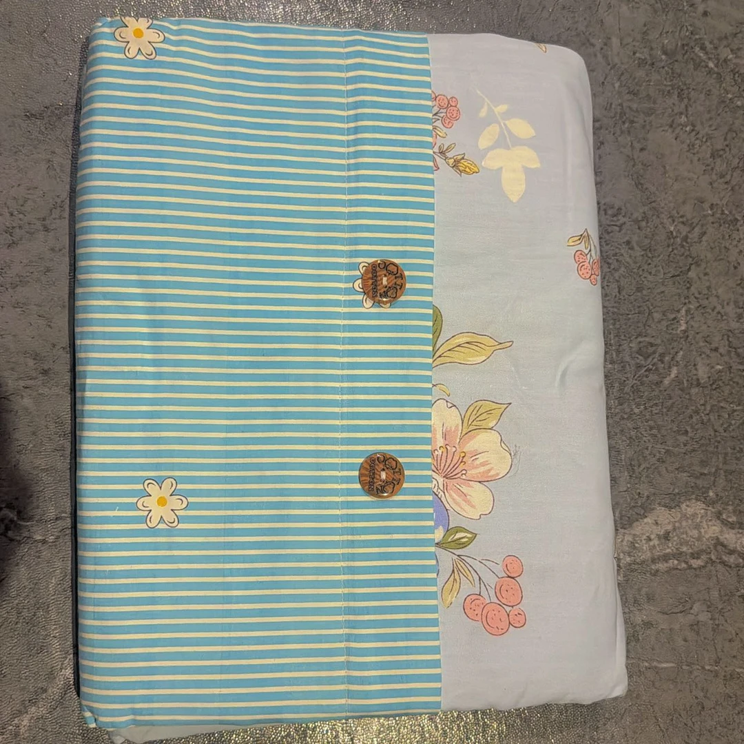 【只发新疆】高支高密纯棉100棉单人被套1.6*2.1米--情窦初开