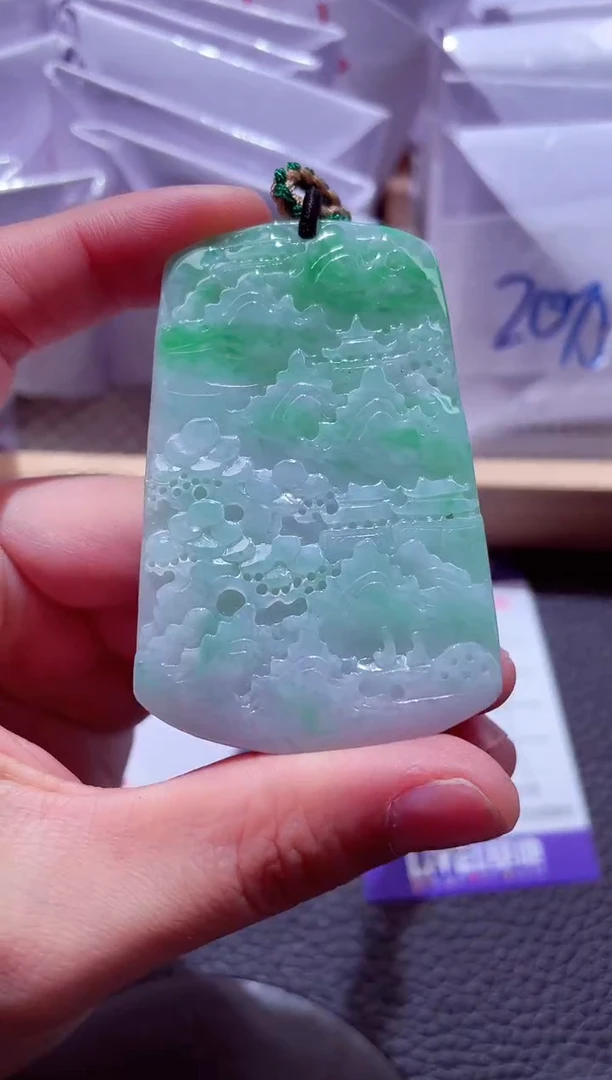 颈饰未镶嵌翡翠00000846