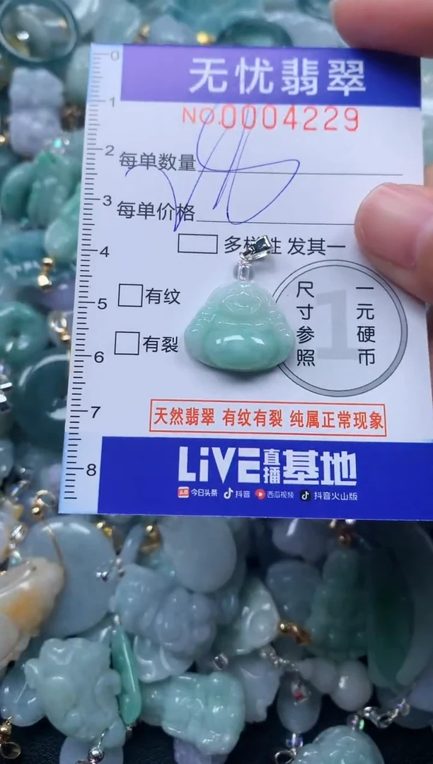 颈饰未镶嵌翡翠4229