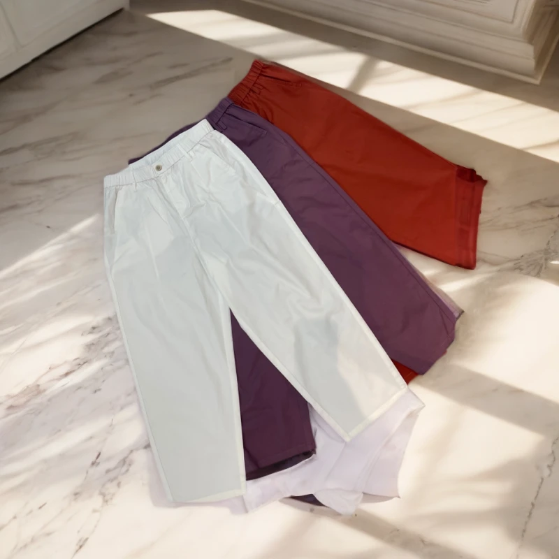 水淼2025/新款休闲裤0494运动时尚百搭纯色弹力透气