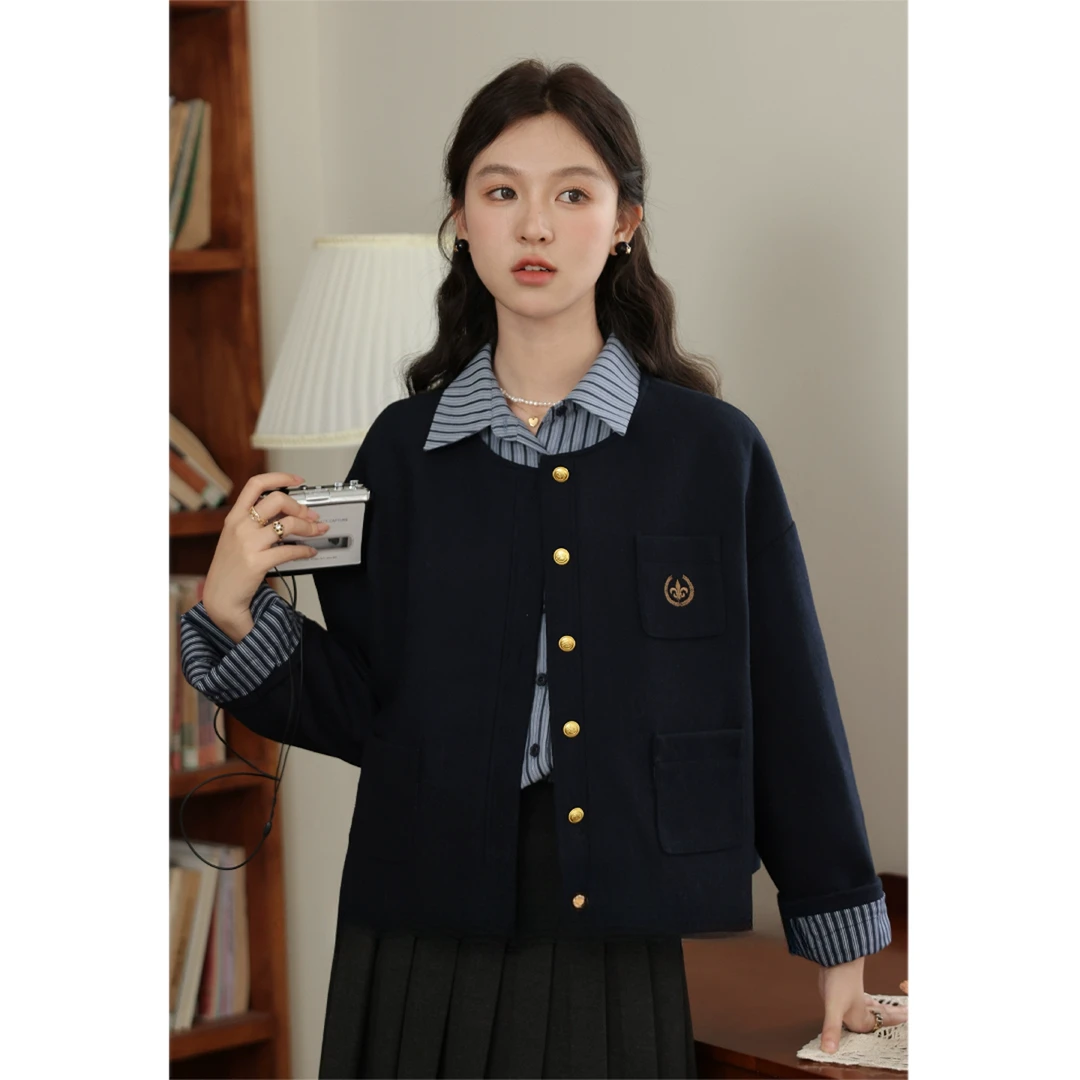 【品牌撤柜款】法式高级感短外套女冬季休闲宽松上衣LXN32126