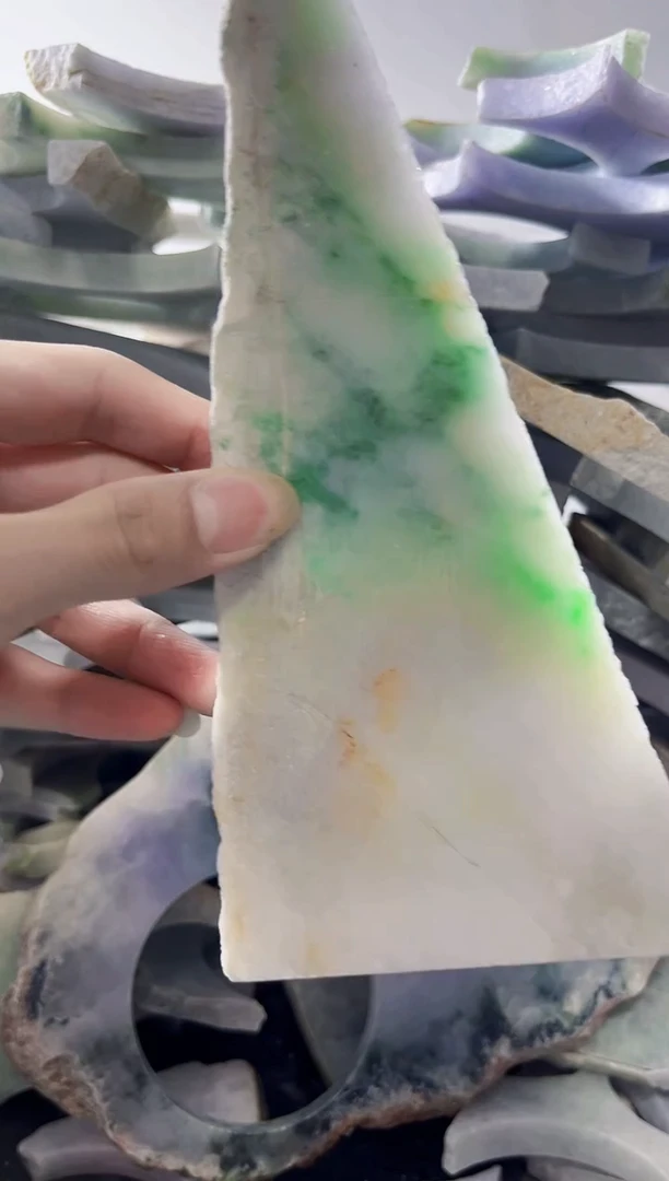 裸石翡翠缅甸翡翠A货陈8666