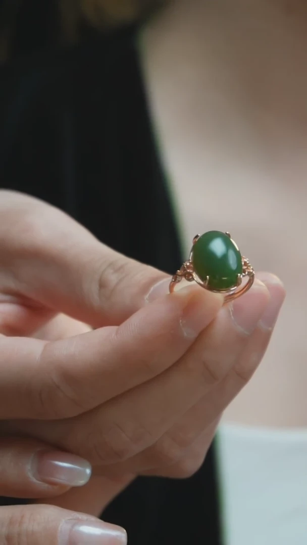 【闪购商品】和田玉戒指未镶嵌C62