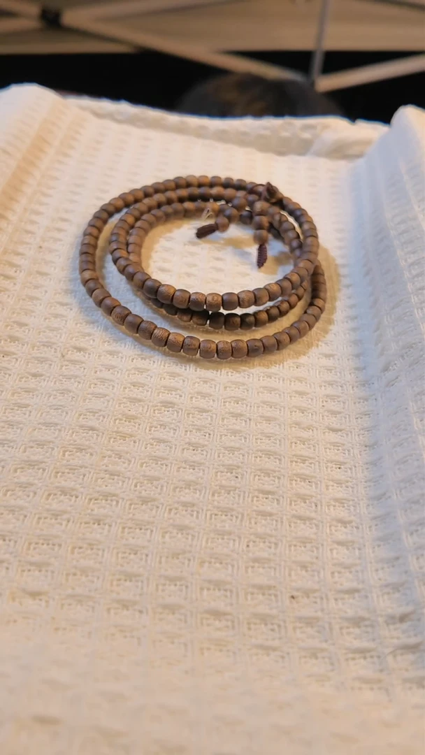 沉香手串手串沉香奇楠沉香鼓珠6mm14克多样性发一