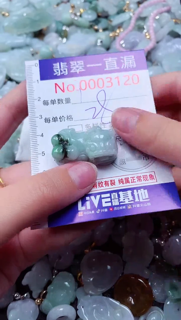 吊坠(不含链)未镶嵌翡翠3120