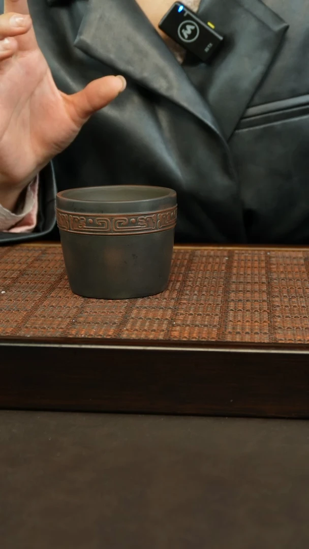 【闪购商品】坭兴陶纯手工五谷丰登主人杯150cc