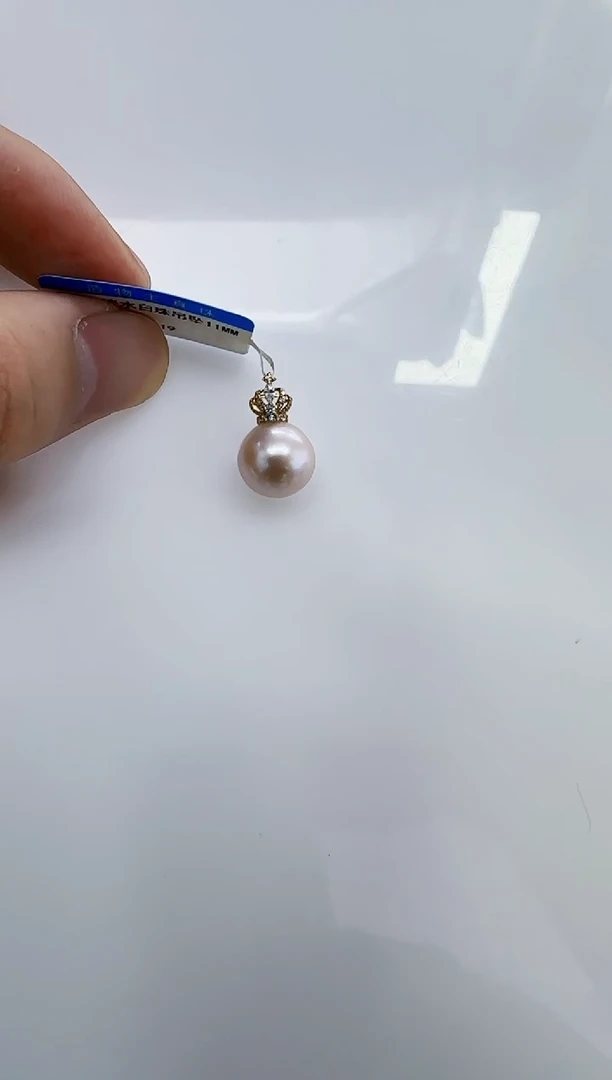 18K金镶嵌淡水珍珠DA珍珠 a1319