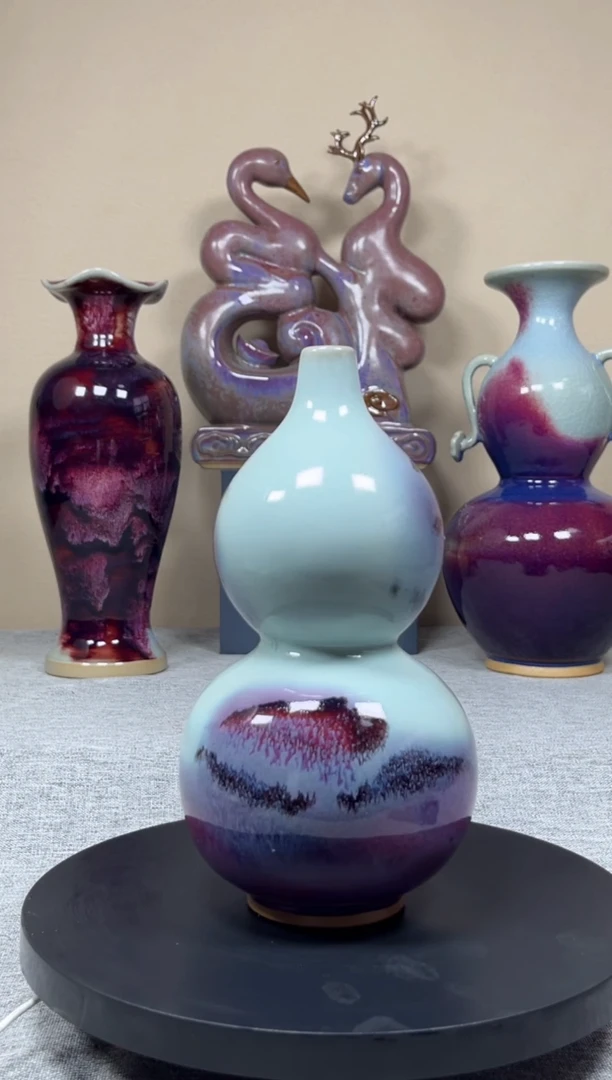 摆件神垕钧瓷收藏工艺品