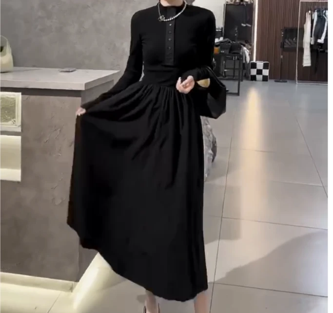 2025夏季新款网红同款洋气减龄气时尚连衣裙女漂亮LX-1