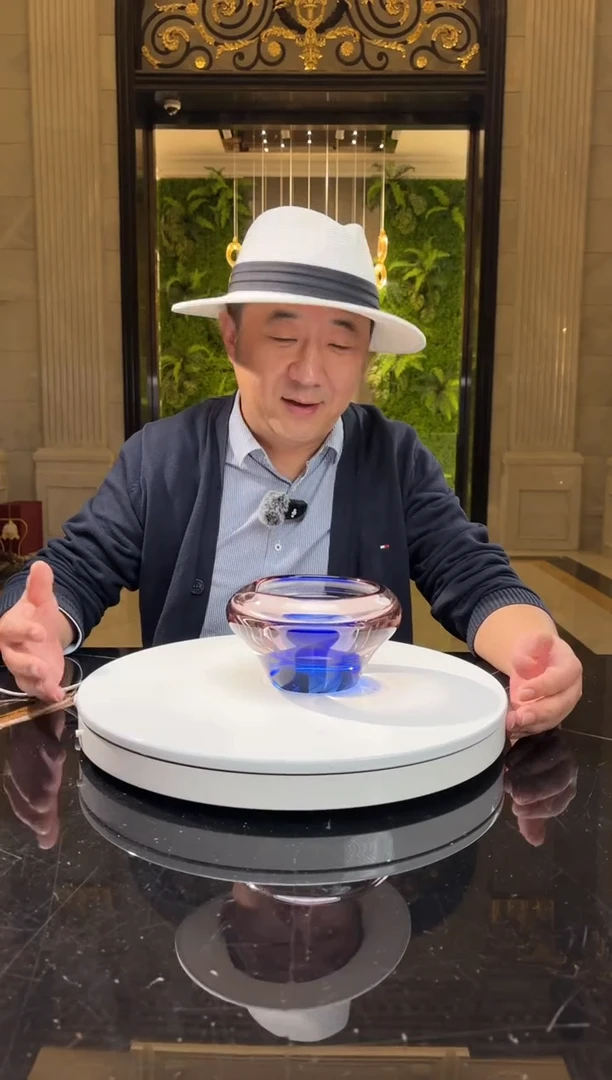 【闪购商品】摆件AJ01038紫配蓝色烟灰缸