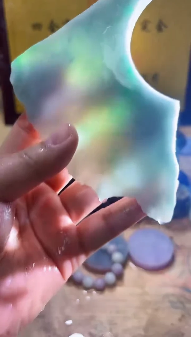 未镶嵌挂件翡翠A货常星7714