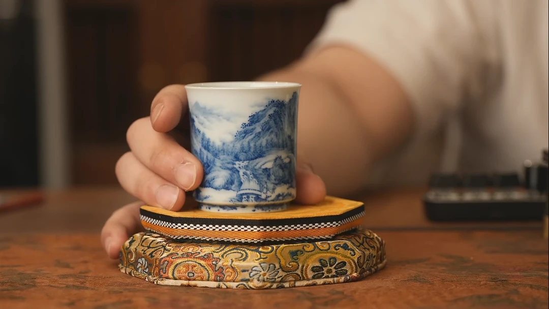 杯九本造物秋山万里图聚香杯