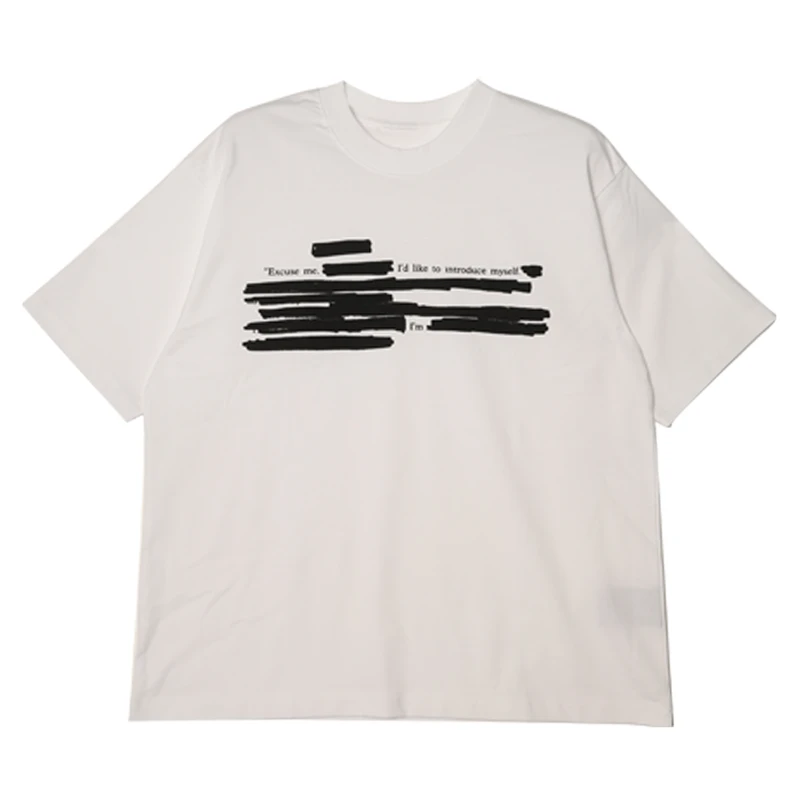 T536夏季新款嘻哈风重磅青春流行内搭圆领时尚百搭T恤