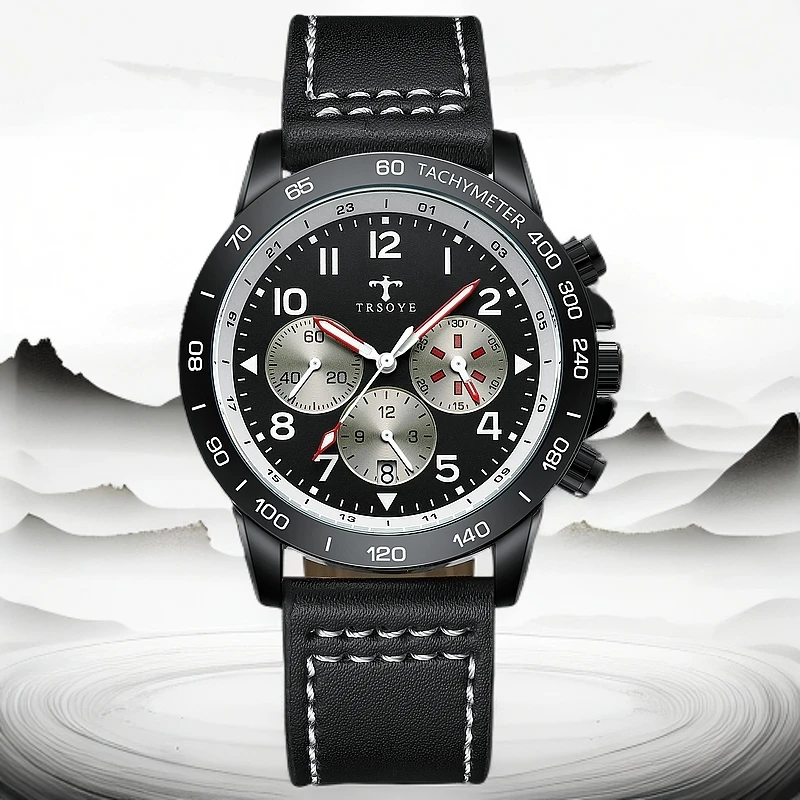 【安总补贴】熊猫系列/水墨烟云 时尚多功能腕表YH