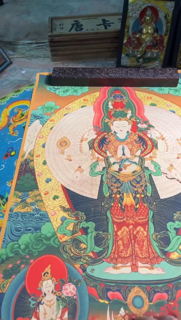 卷轴画东东唐卡tk16