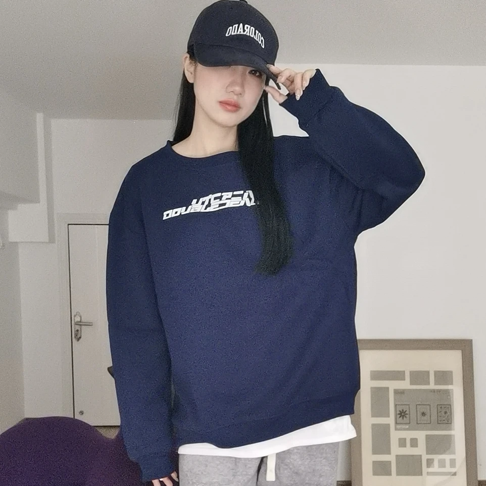 【盲盒】YAN家秋冬经典潮流圆领连帽韩版宽松卫衣冬季秋季长袖上衣