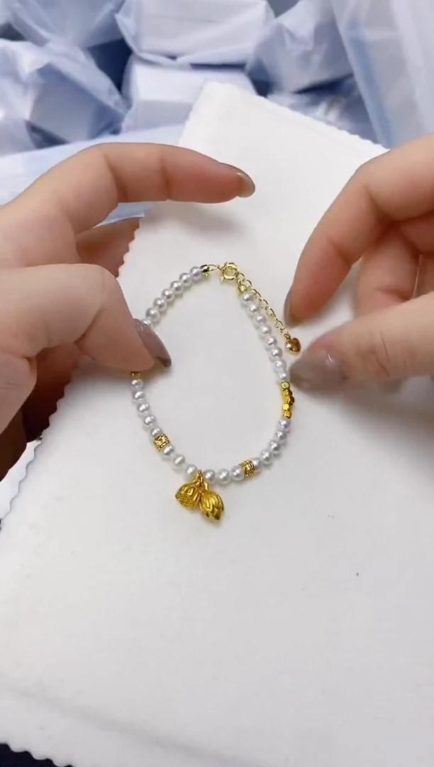 未镶嵌耳饰淡水珍珠SL1035